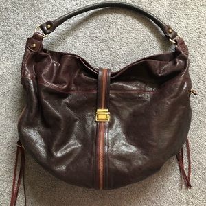 Rebecca Minkoff “Darling” burgundy leather hobo